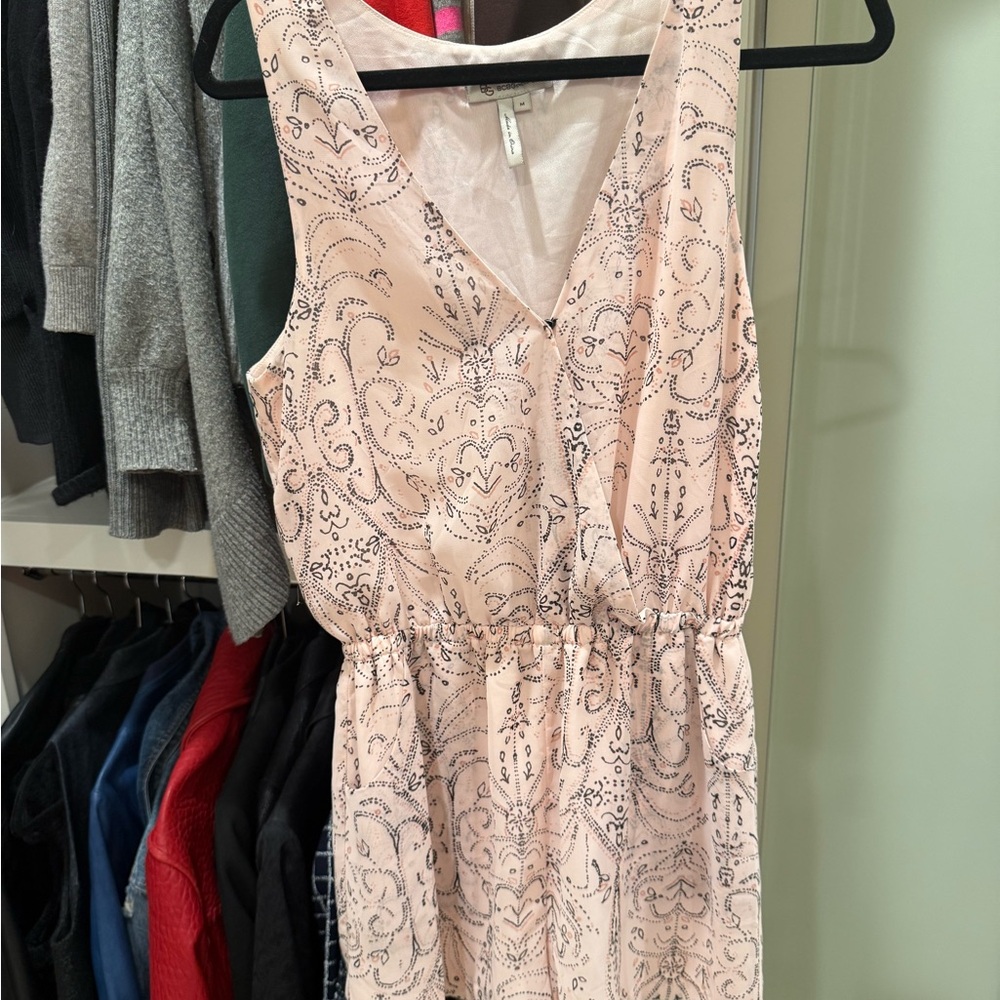 Elegant Pink Sleeveless Romper